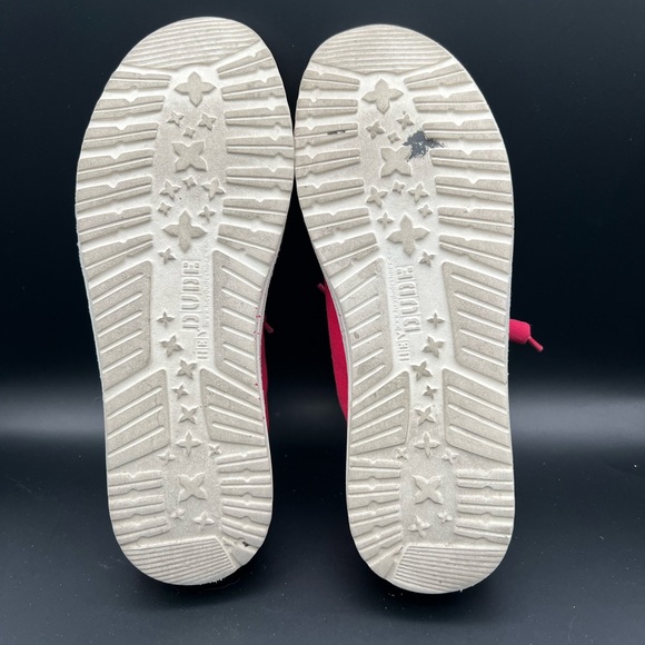 Hey Dude Wendy Coral/Red– Women’s Size 9 - Picture 4 of 5